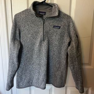 Patagonia Women’s Better Sweater 1/4 Zip in Gray. Like new condition.